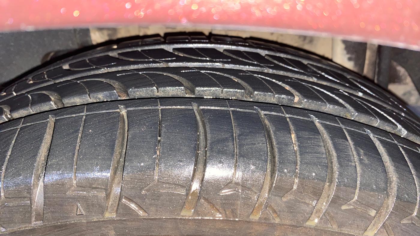 2020 Tata TIGOR XZA PLUS PETROL, Petrol, Automatic, 36,098 km, Left Rear Tyre Tread