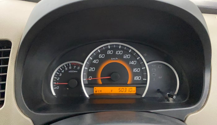2014 Maruti Wagon R 1.0 VXI, Petrol, Manual, 50,310 km, Odometer Image
