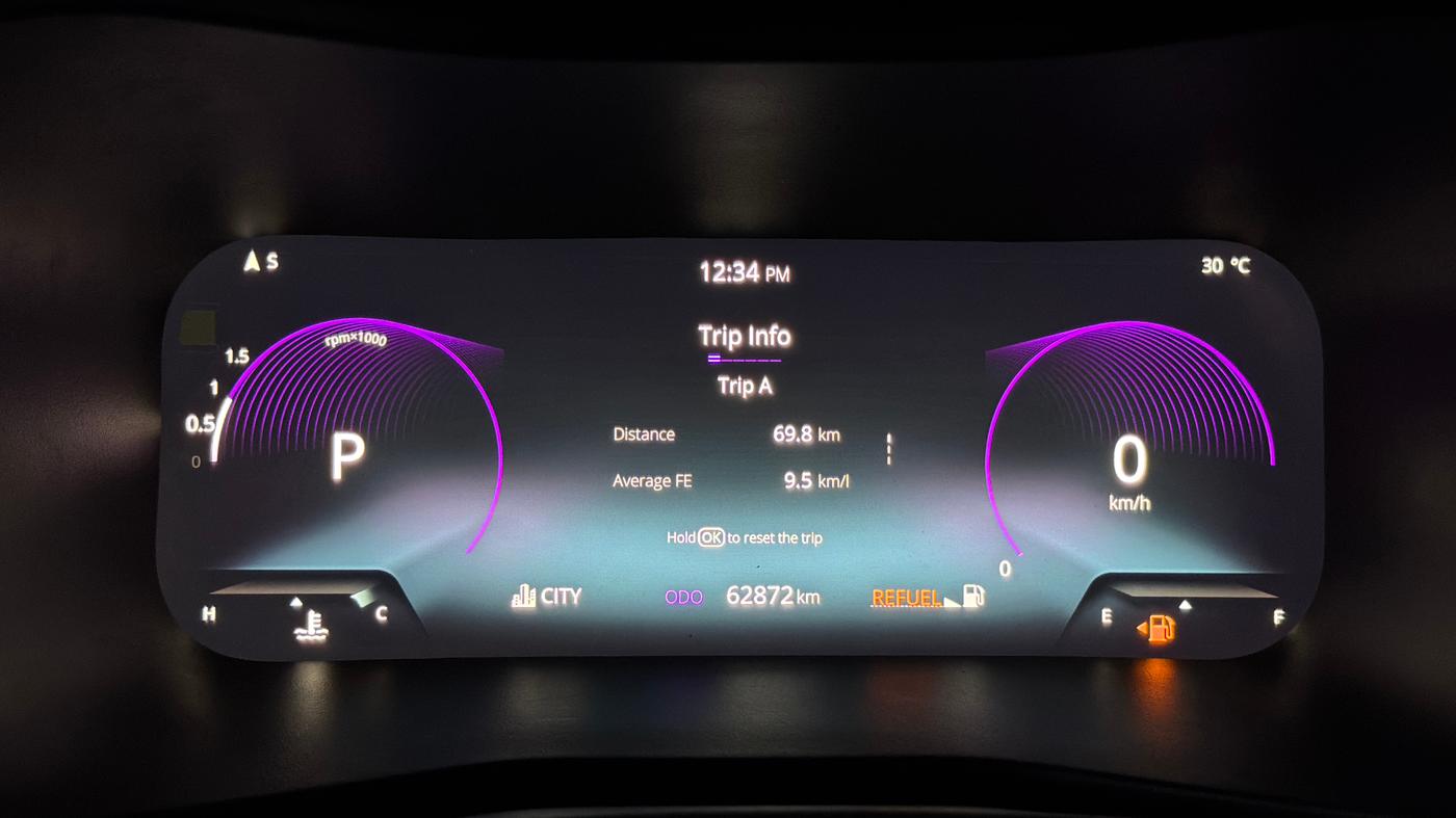 2023 Tata NEXON FEARLESS + SUNROOF DCA DUAL TONE 1.2 PETROL, Petrol, Automatic, 62,802 km, Odometer Image