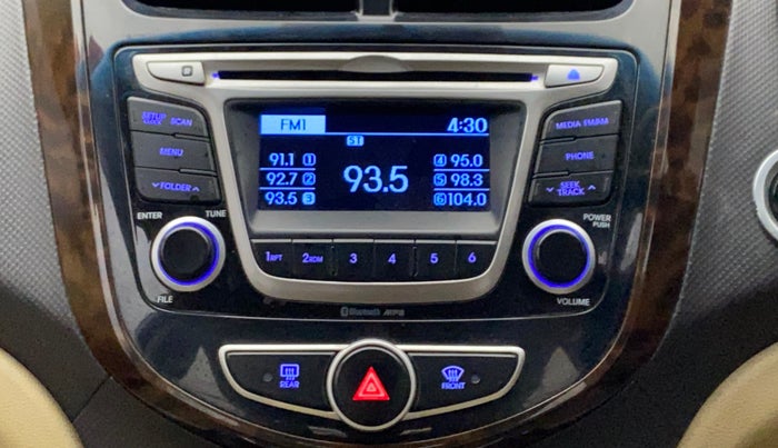 2015 Hyundai Verna FLUIDIC 1.6 CRDI S(O) 4S, Diesel, Manual, 56,784 km, Infotainment System