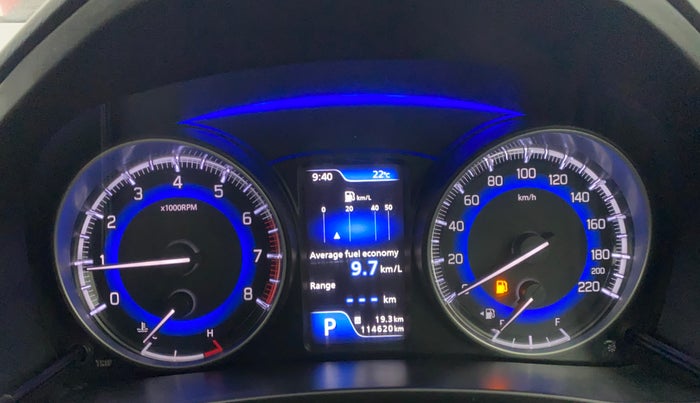 2017 Maruti Baleno ZETA CVT PETROL 1.2, Petrol, Automatic, 1,14,619 km, Odometer Image