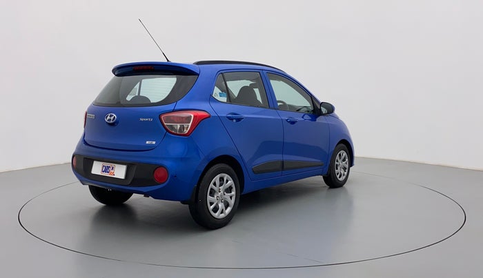 2019 Hyundai Grand i10 SPORTZ 1.2 KAPPA VTVT, Petrol, Manual, 65,127 km, Right Back Diagonal
