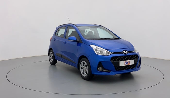 2019 Hyundai Grand i10 SPORTZ 1.2 KAPPA VTVT, Petrol, Manual, 65,127 km, Right Front Diagonal