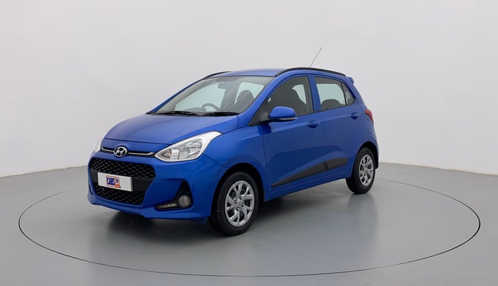 2019 Hyundai Grand i10 SPORTZ 1.2 KAPPA VTVT, Petrol, Manual, 65,127 km, Left Front Diagonal