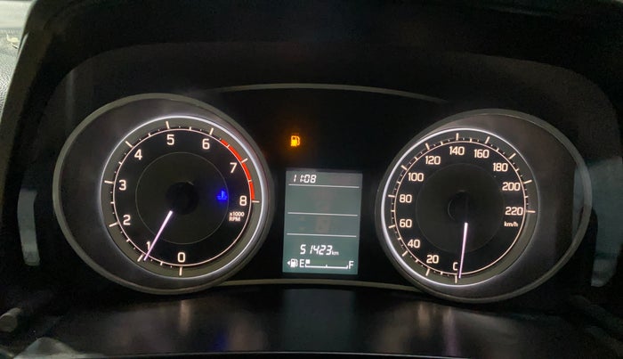 2018 Maruti Dzire VXI, Petrol, Manual, 51,420 km, Odometer Image