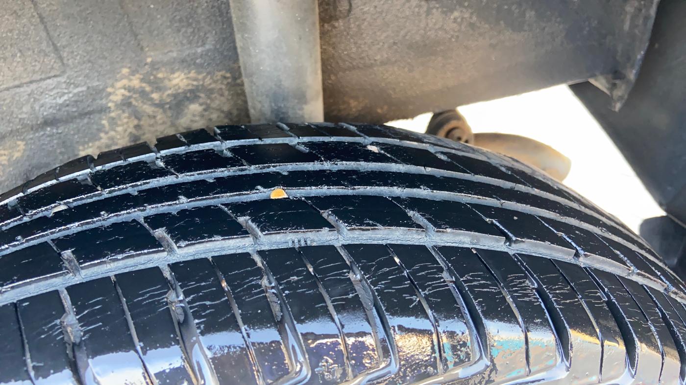 2018 Datsun Redi Go T (O), Petrol, Manual, 61,266 km, Left Rear Tyre Tread