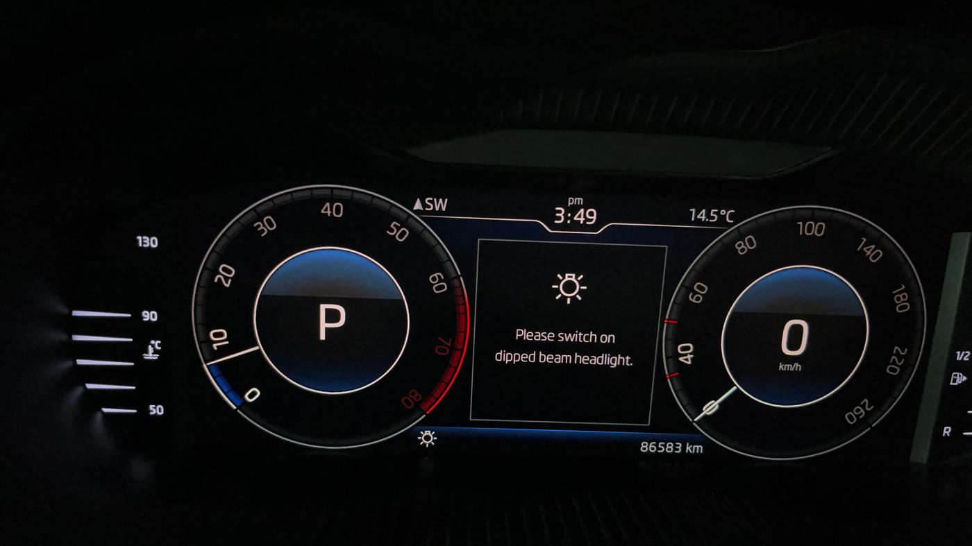 2019 Skoda Octavia L&K 1.8 TSI AT, Petrol, Automatic, 86,649 km, Odometer Image