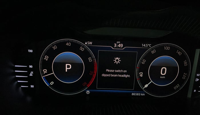 2019 Skoda Octavia L&K 1.8 TSI AT, Petrol, Automatic, 86,569 km, Odometer Image