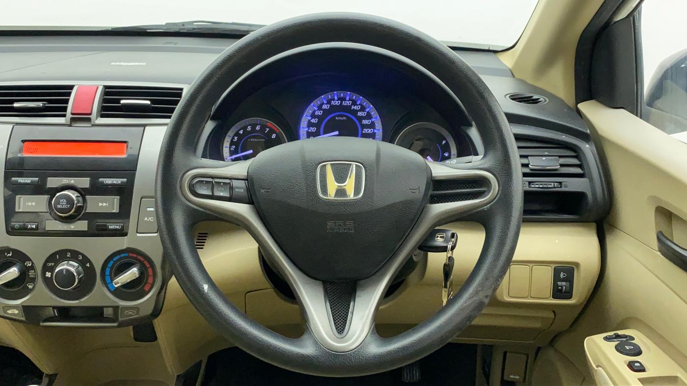 2012 Honda City S MT PETROL, Petrol, Manual, 45,297 km, Steering Wheel Close Up