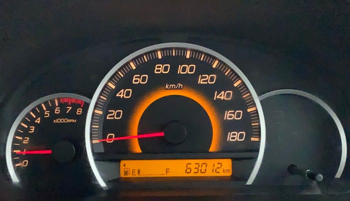 2014 Maruti Wagon R 1.0 VXI, Petrol, Manual, 63,012 km, Odometer Image