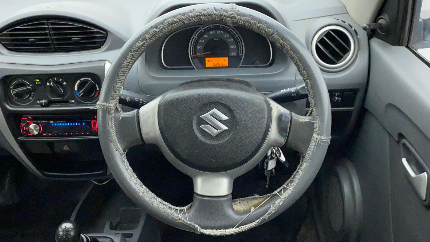 2013 Maruti Alto 800 LXI, Petrol, Manual, 58,656 km, Steering Wheel Close Up