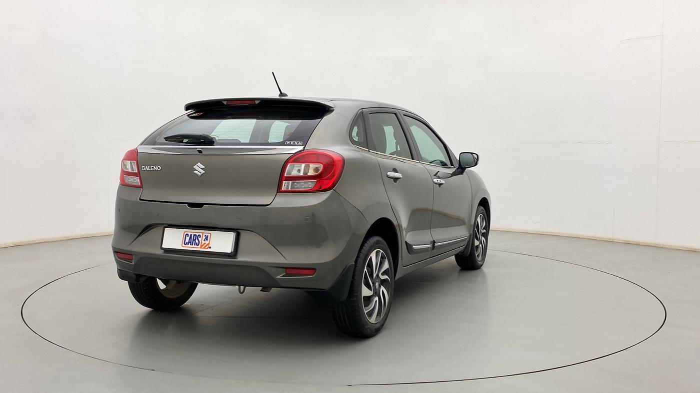 2019 Maruti Baleno ALPHA CVT PETROL 1.2, Petrol, Automatic, 37,855 km, Right Back Diagonal