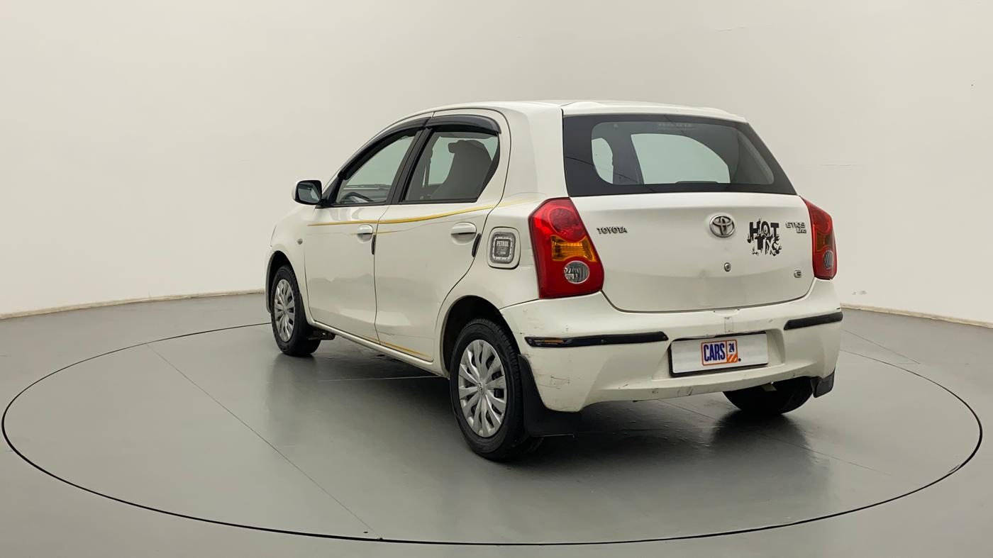 2011 Toyota Etios Liva G, CNG, Manual, 96,671 km, Left Back Diagonal