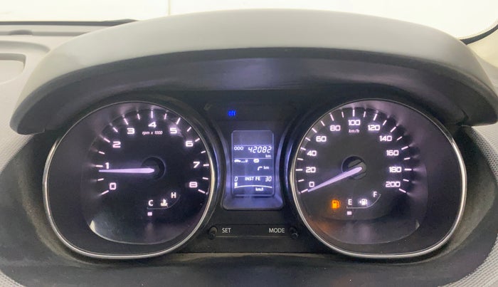 2018 Tata Tiago XZ PETROL, Petrol, Manual, 42,070 km, Odometer Image