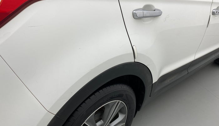 2017 Hyundai Creta SX PLUS AT 1.6 DIESEL, Diesel, Automatic, 1,00,854 km, Right quarter panel - Minor scratches