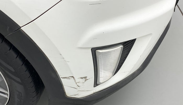 2017 Hyundai Creta SX PLUS AT 1.6 DIESEL, Diesel, Automatic, 1,00,854 km, Front bumper - Minor scratches