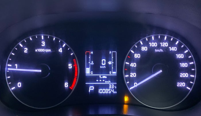 2017 Hyundai Creta SX PLUS AT 1.6 DIESEL, Diesel, Automatic, 1,00,854 km, Odometer Image