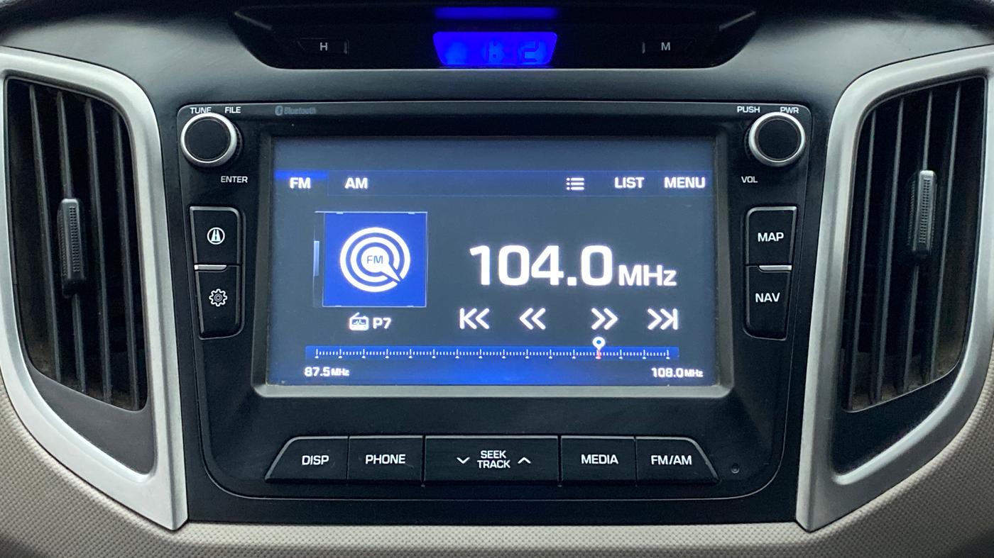2017 Hyundai Creta SX PLUS AT 1.6 DIESEL, Diesel, Automatic, 1,00,854 km, Infotainment System