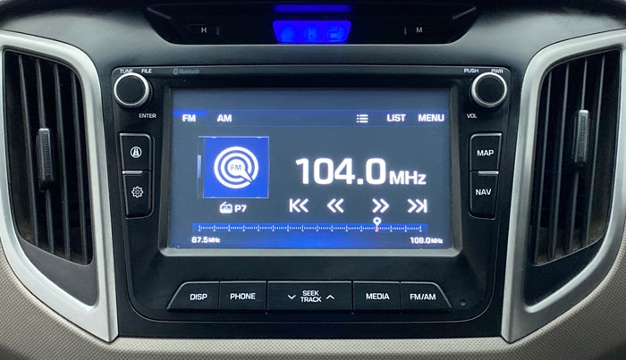 2017 Hyundai Creta SX PLUS AT 1.6 DIESEL, Diesel, Automatic, 1,00,854 km, Infotainment System