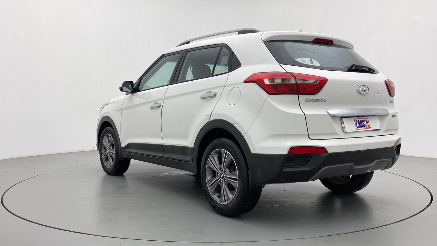 2017 Hyundai Creta SX PLUS AT 1.6 DIESEL, Diesel, Automatic, 1,00,854 km, Left Back Diagonal
