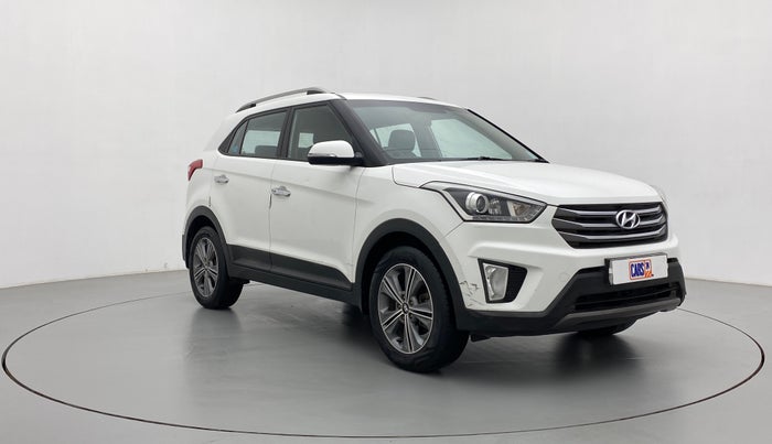 2017 Hyundai Creta SX PLUS AT 1.6 DIESEL, Diesel, Automatic, 1,00,854 km, Right Front Diagonal
