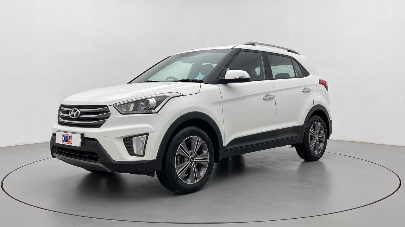 2017 Hyundai Creta SX PLUS AT 1.6 DIESEL, Diesel, Automatic, 1,00,854 km, Left Front Diagonal