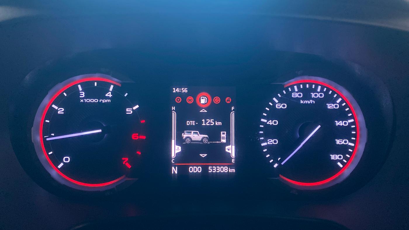 2022 Mahindra Thar LX HT PETROL 4WD MT, Petrol, Manual, 53,306 km, Odometer Image