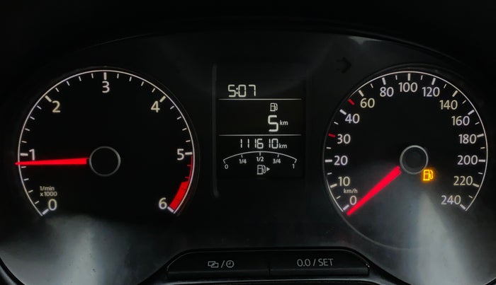 2016 Volkswagen Ameo HIGHLINE1.5L, Diesel, Manual, 1,11,610 km, Odometer Image