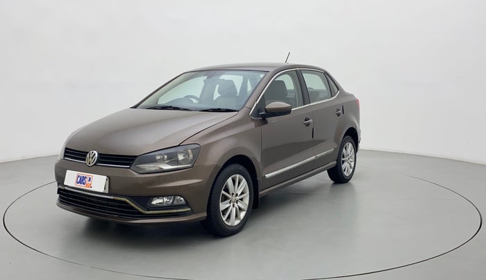 2016 Volkswagen Ameo HIGHLINE1.5L, Diesel, Manual, 1,11,610 km, Left Front Diagonal
