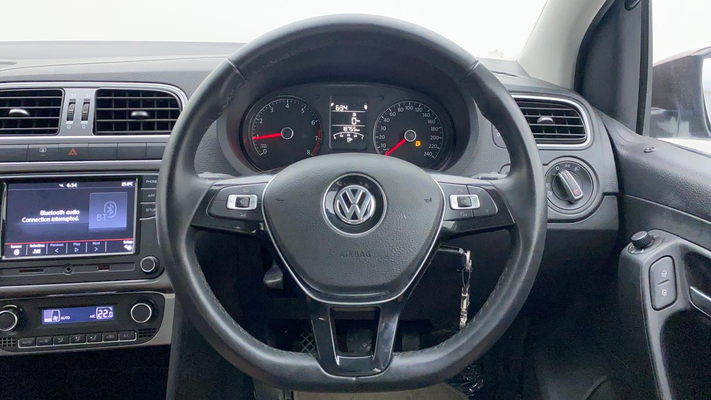2018 Volkswagen Polo HIGHLINE PLUS 1.2L PETROL, Petrol, Manual, 18,913 km, Steering Wheel Close Up