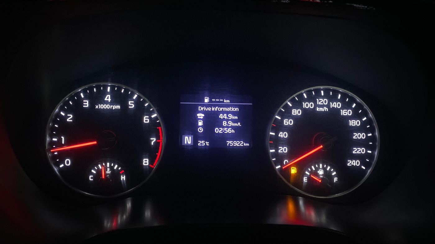 2022 KIA SELTOS HTK PLUS 1.5 IMT, Petrol, Manual, 75,876 km, Odometer Image