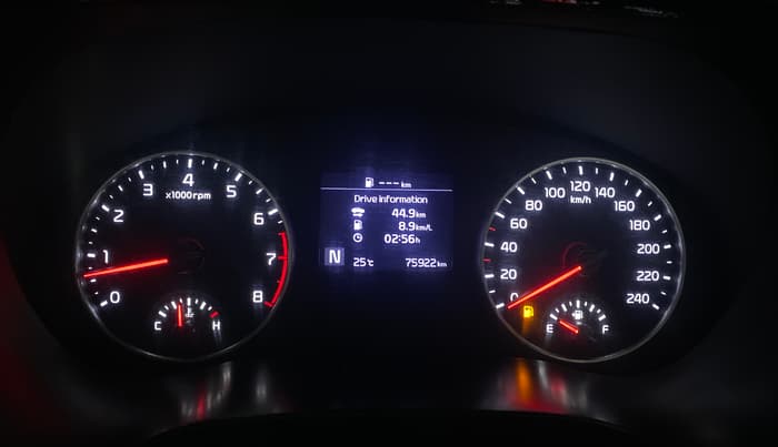 2022 KIA SELTOS HTK PLUS 1.5 IMT, Petrol, Manual, 75,876 km, Odometer Image