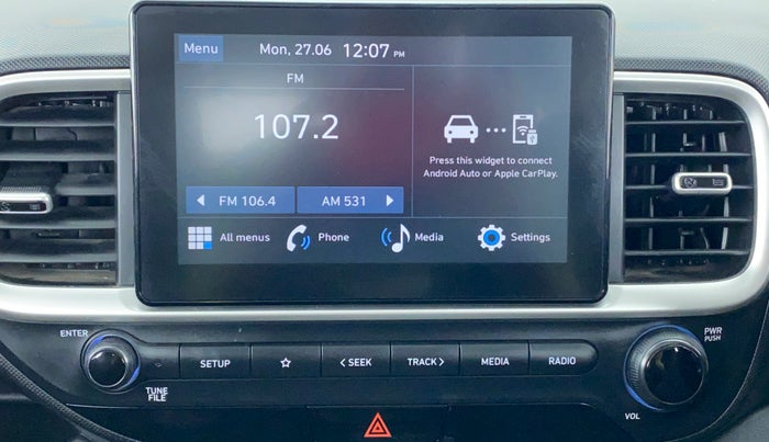 2021 Hyundai VENUE SX 1.5 (O) EXECUTIVE CRDI, Diesel, Manual, Infotainment System