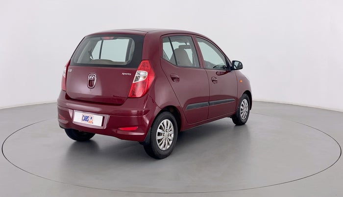 2015 Hyundai i10 SPORTZ 1.1 IRDE2, Petrol, Manual, 76,415 km, Right Back Diagonal