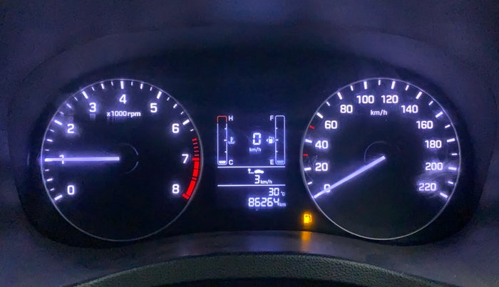 2017 Hyundai Creta SX PLUS 1.6 PETROL DUAL TONE, Petrol, Manual, 86,264 km, Odometer Image