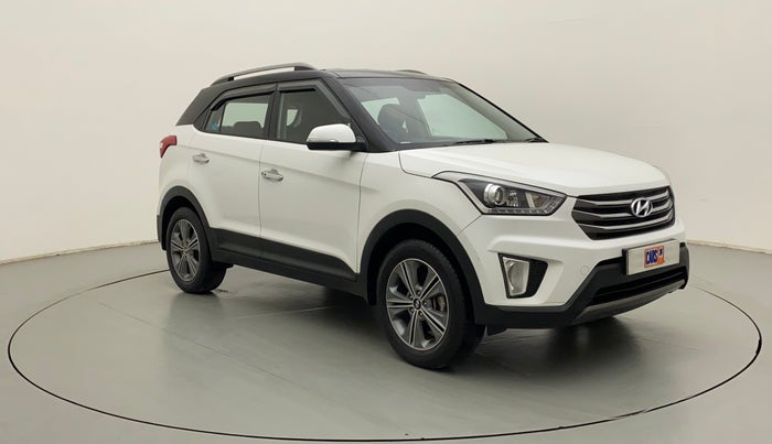 2017 Hyundai Creta SX PLUS 1.6 PETROL DUAL TONE, Petrol, Manual, 86,264 km, Right Front Diagonal