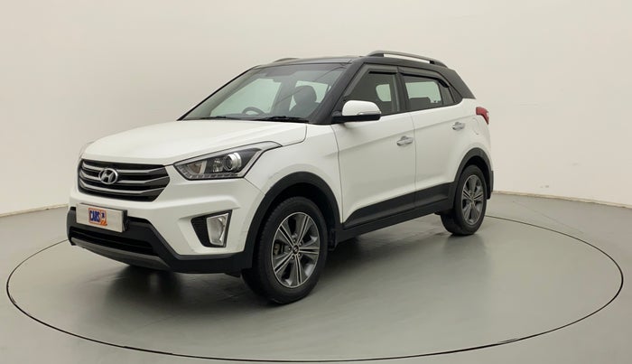 2017 Hyundai Creta SX PLUS 1.6 PETROL DUAL TONE, Petrol, Manual, 86,264 km, Left Front Diagonal