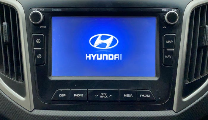 2017 Hyundai Creta SX PLUS 1.6 PETROL DUAL TONE, Petrol, Manual, 86,264 km, Infotainment System