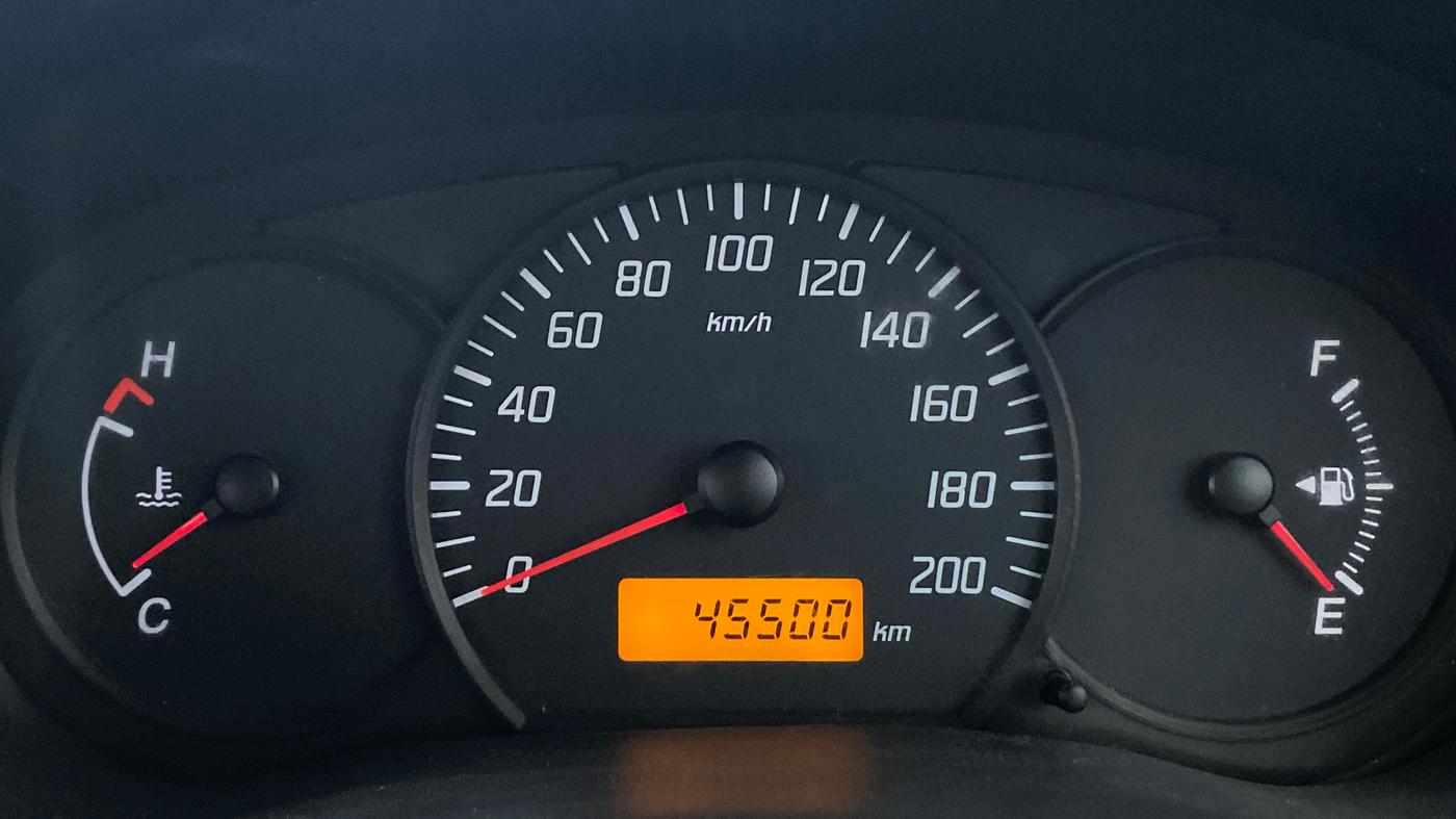 2009 Maruti Swift LXI 1.3, Petrol, Manual, 45,538 km, Odometer Image