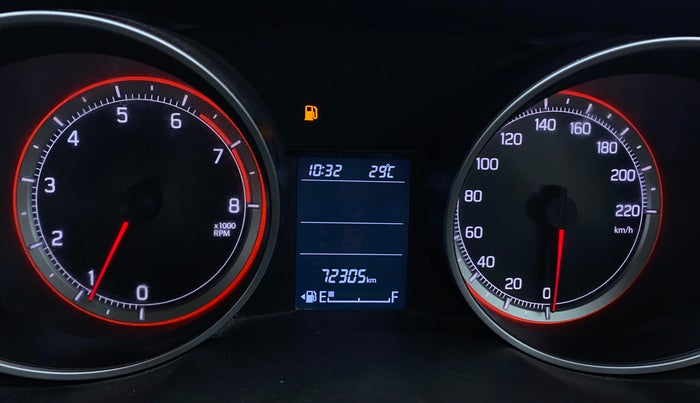 2021 Maruti Swift ZXI, Petrol, Manual, 72,301 km, Odometer Image