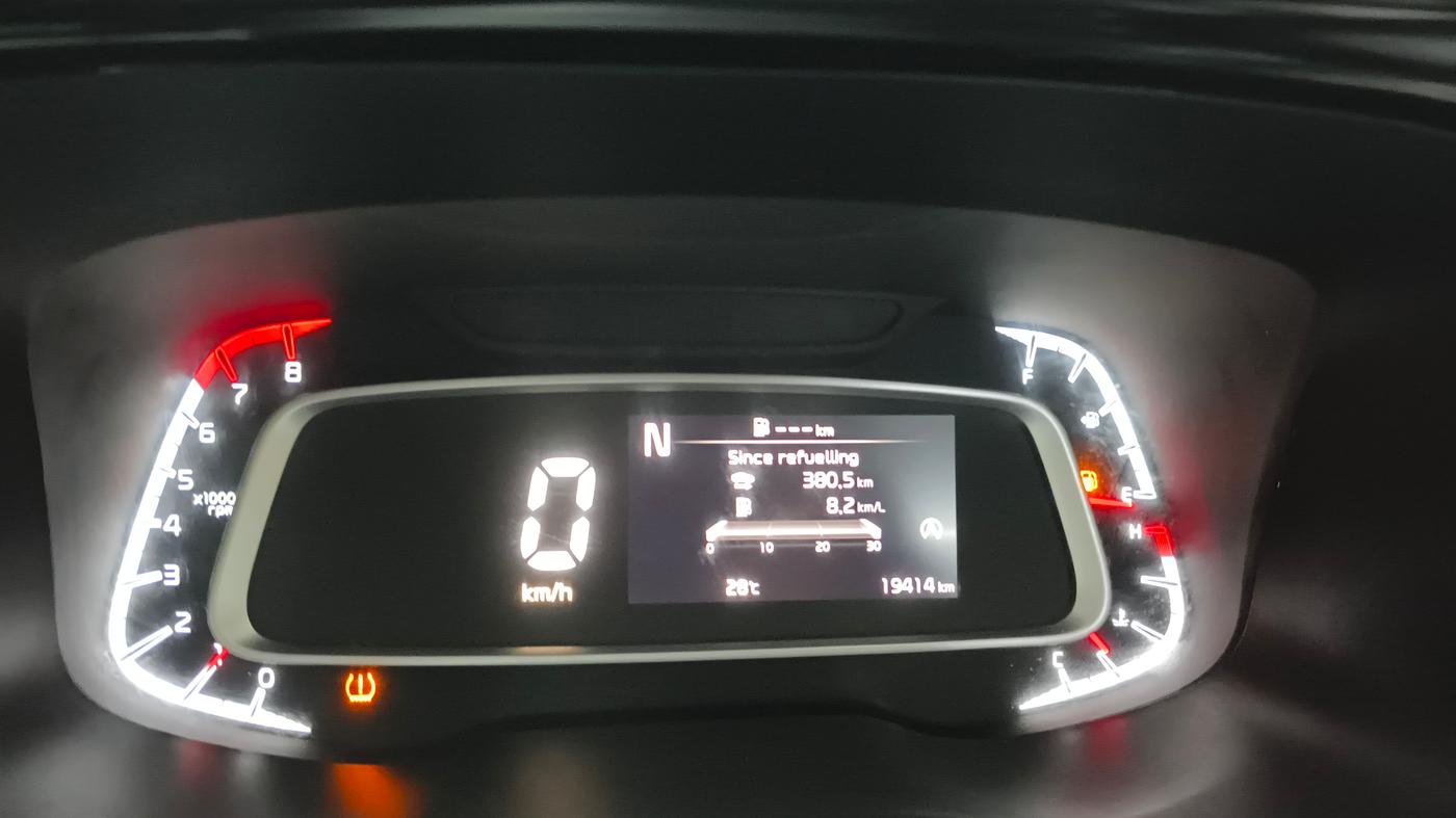 2024 KIA SONET HTX 1.0 TURBO PETROL IMT, Petrol, Manual, 19,396 km, Odometer Image