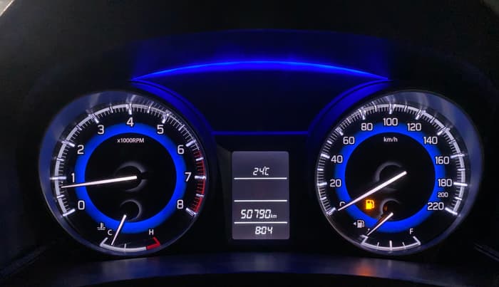 2021 Maruti Baleno DELTA PETROL 1.2, Petrol, Manual, 50,484 km, Odometer Image