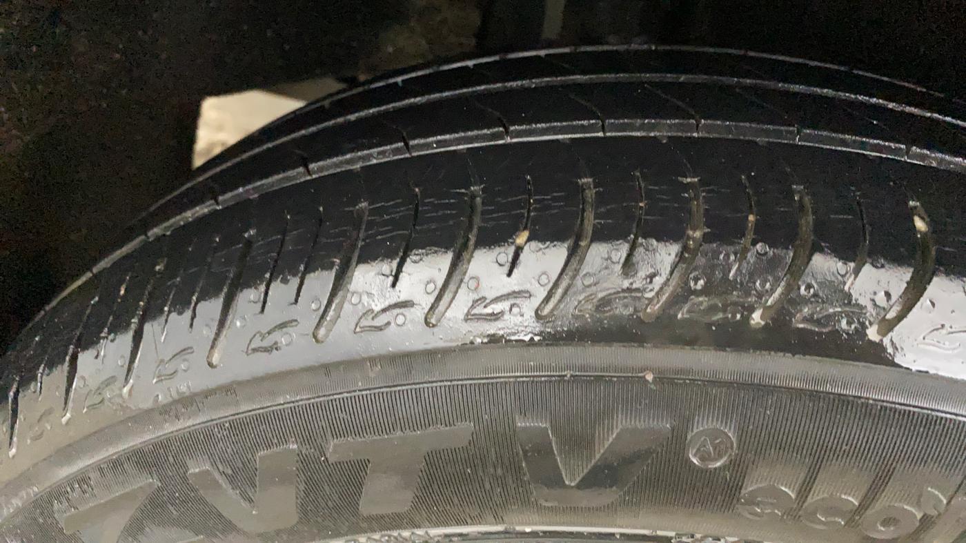 2021 Maruti Baleno DELTA PETROL 1.2, Petrol, Manual, 50,484 km, Right Rear Tyre Tread