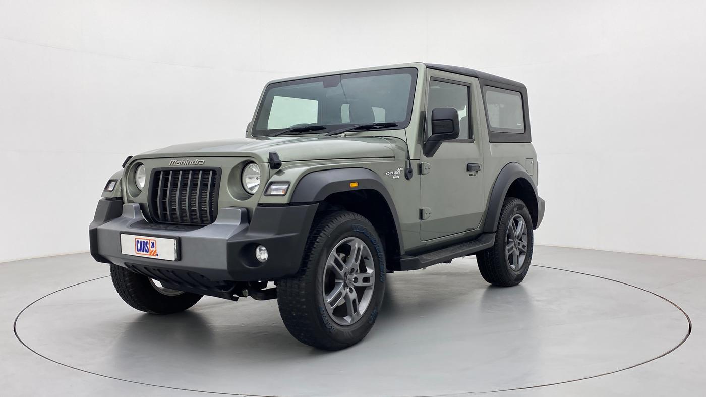 2021 Mahindra Thar LX PETROL AT 4WD, Petrol, Automatic, 1,449 km, Left Front Diagonal