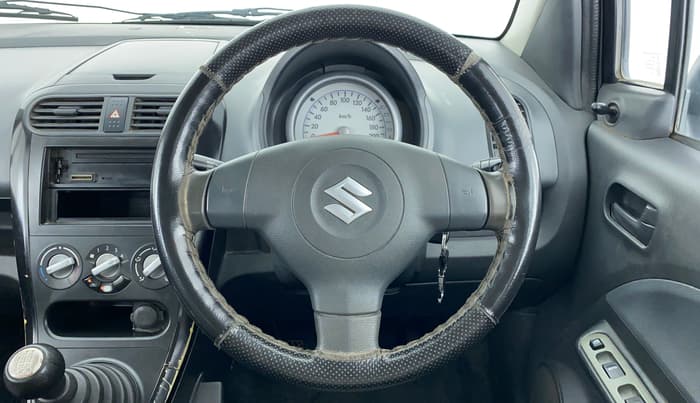 2011 Maruti Ritz LXI, Petrol, Manual, 85,273 km, Steering Wheel Close Up