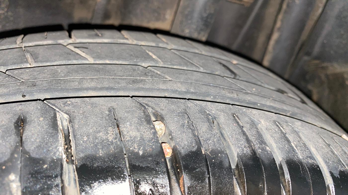 2020 Tata Tiago XZ PLUS PETROL, Petrol, Manual, 46,235 km, Left Rear Tyre Tread