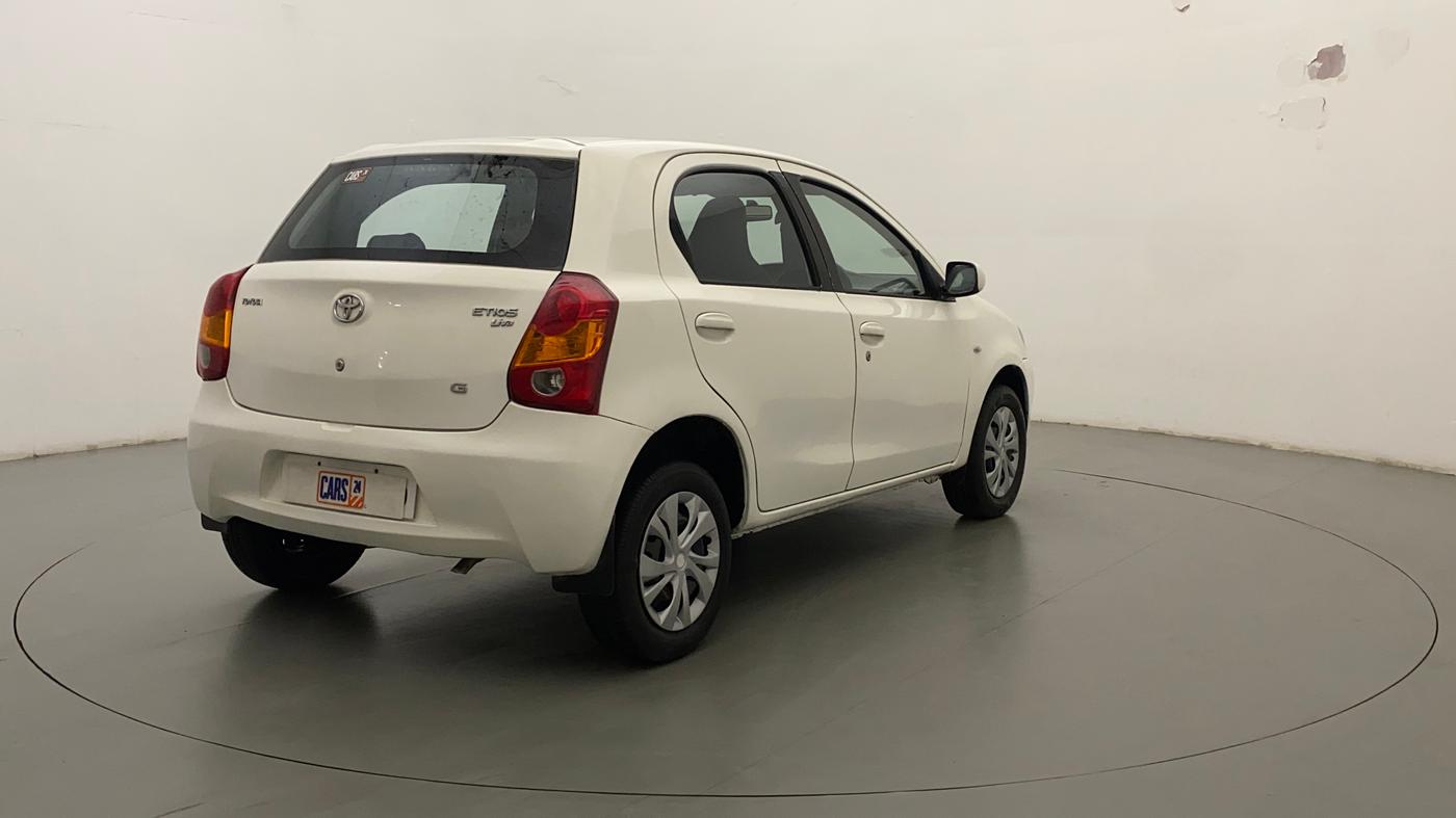 2011 Toyota Etios Liva G, Petrol, Manual, 79,645 km, Right Back Diagonal