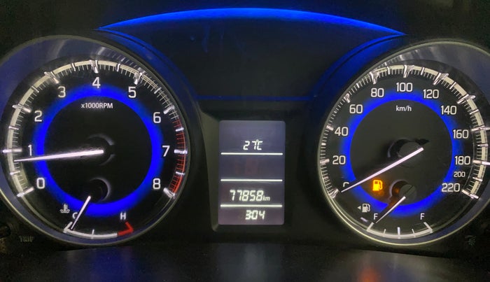 2015 Maruti Baleno DELTA PETROL 1.2, Petrol, Manual, 77,849 km, Odometer Image