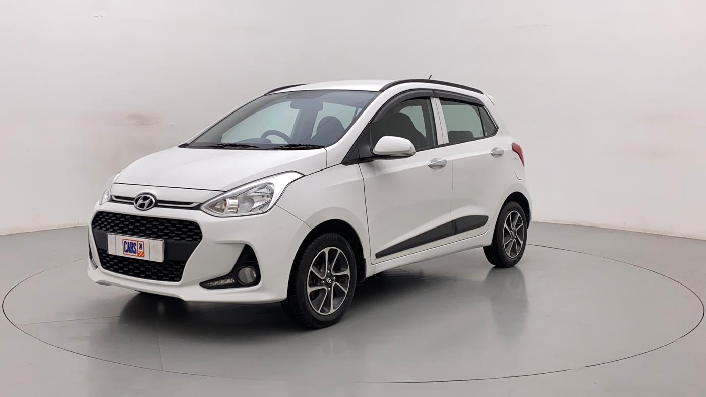 2017 Hyundai Grand i10 ASTA 1.2 KAPPA VTVT, Petrol, Manual, 69,873 km, Left Front Diagonal