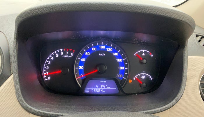 2015 Hyundai Xcent S (O) 1.2, Petrol, Manual, 79,563 km, Odometer Image